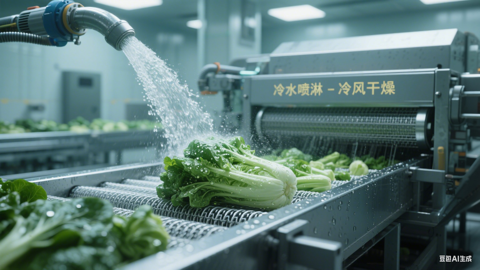 连续式蔬菜清洗漂烫流水线物料浪费规避策略(16)