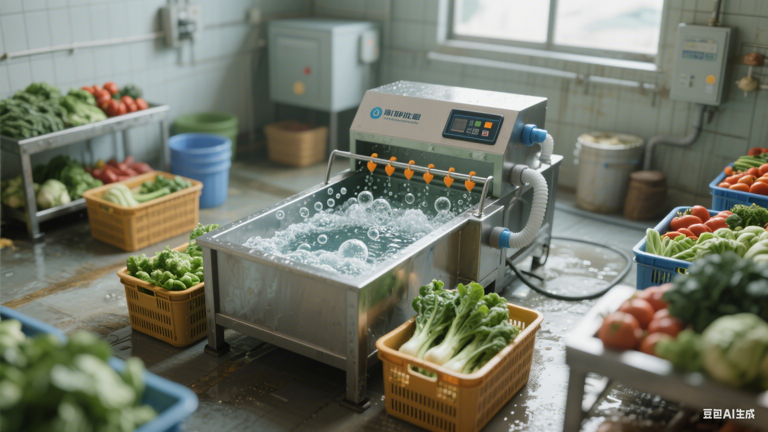 气泡清洗机：蔬菜加工的 “清洁保鲜小管家”(4)