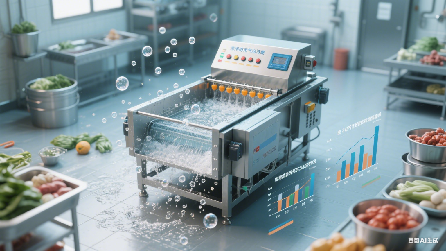 商用气泡清洗机：性价比出众，小投入带来大效益(3)