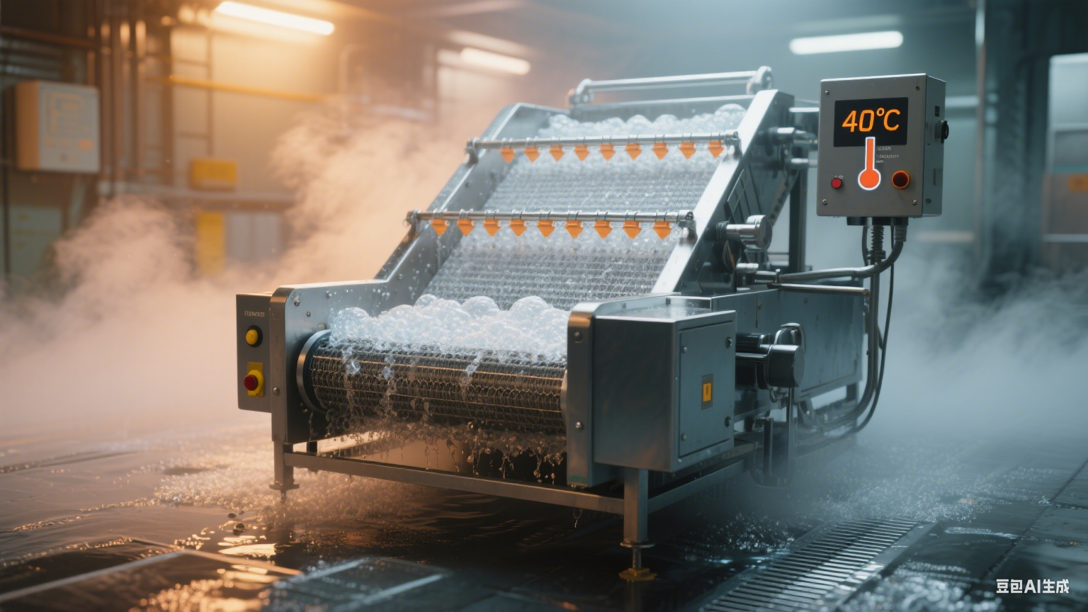 果蔬加工清洁保障：气泡清洗机通过多重质量检测，安全可靠(3)