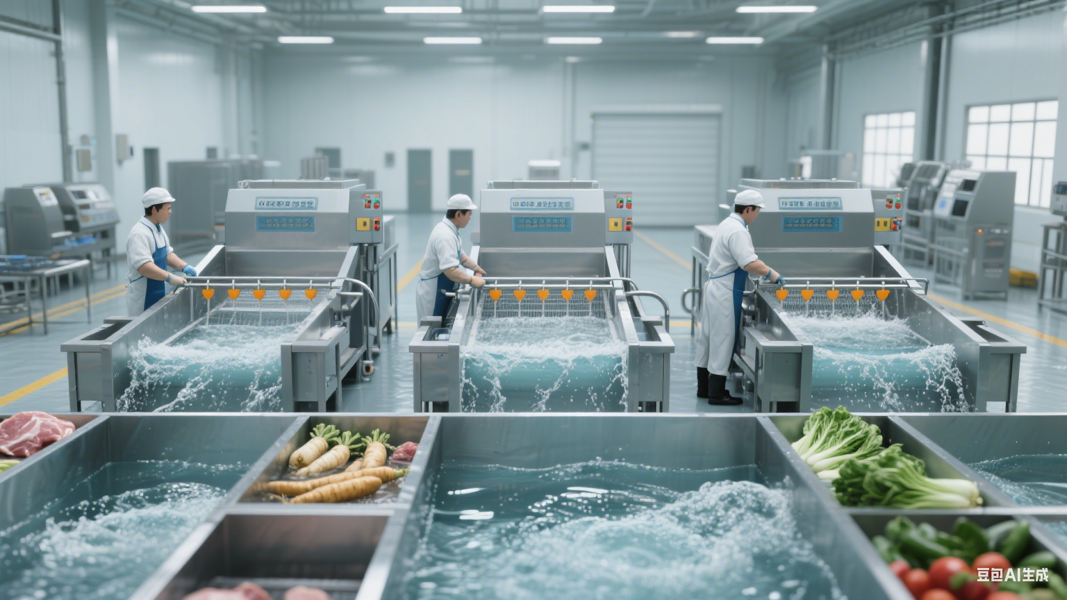 气泡清洗机解决食材串味问题：独立清洗空间，避免交叉污染(5)