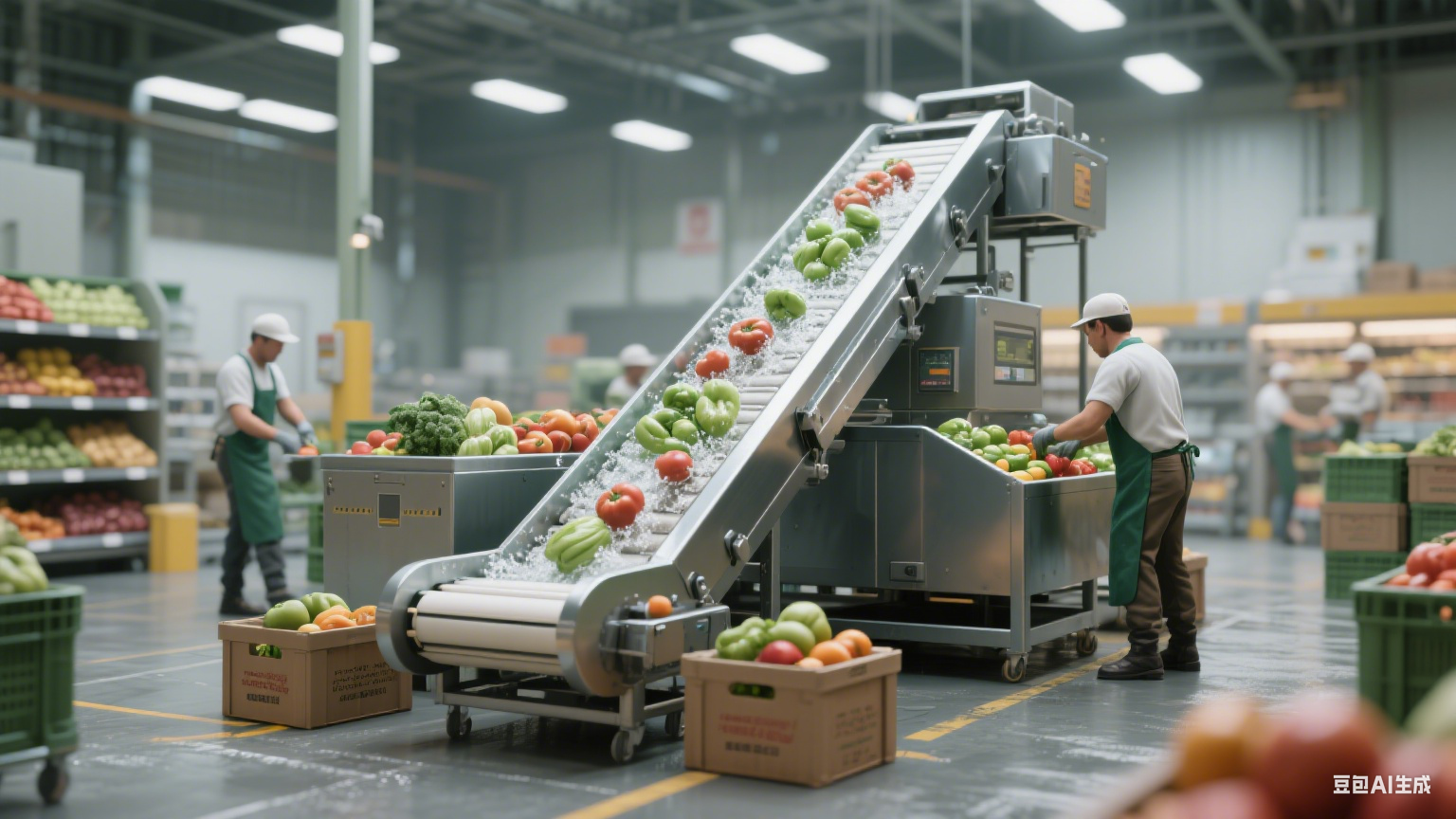 果蔬清洗 “专才天团”：辣椒清洗机、翻转冲浪设备与全自动气泡机的实用指南(4)
