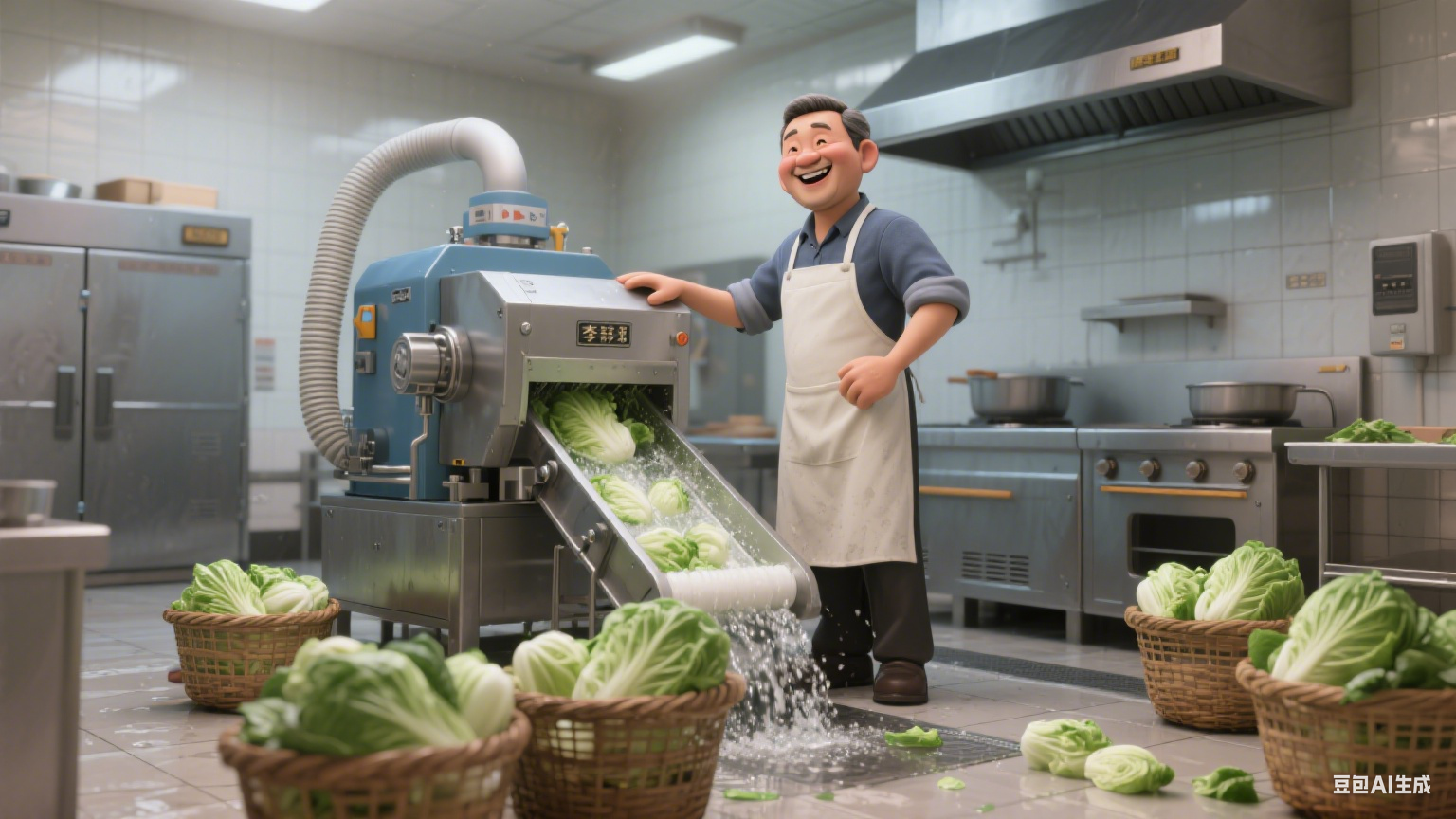 白菜气泡清洗机好操作不？(7)