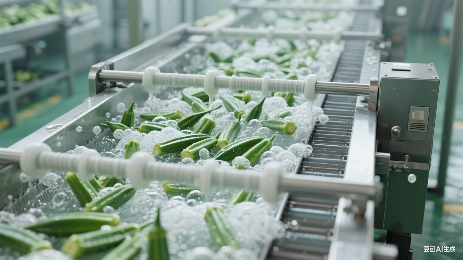 秋葵清洗加工机器有自动保护装置吗？这些设计很贴心(4)