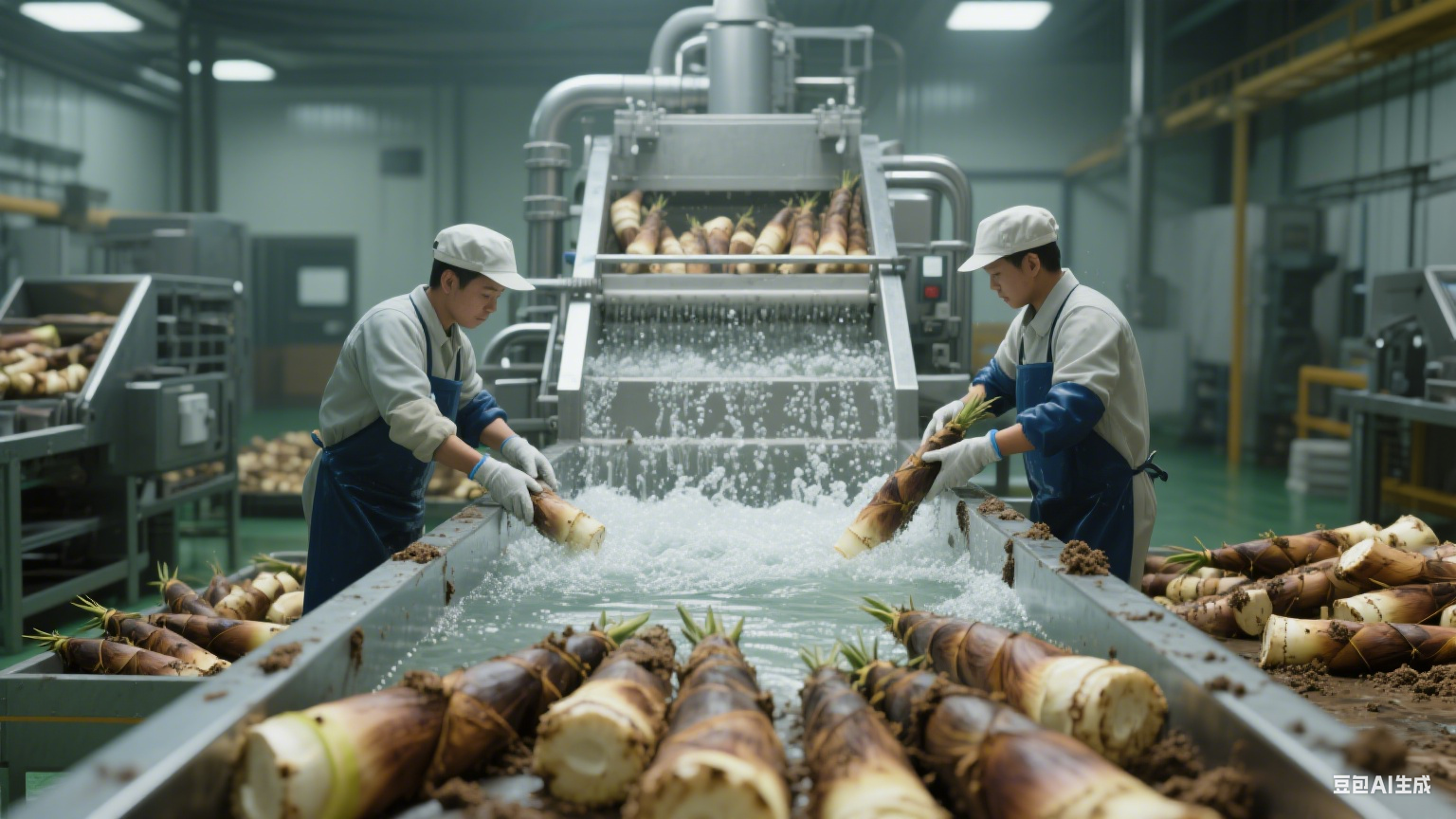 笋净鲜存・洗彻无遗：解密竹笋加工清洗设备的洁净实力(2)