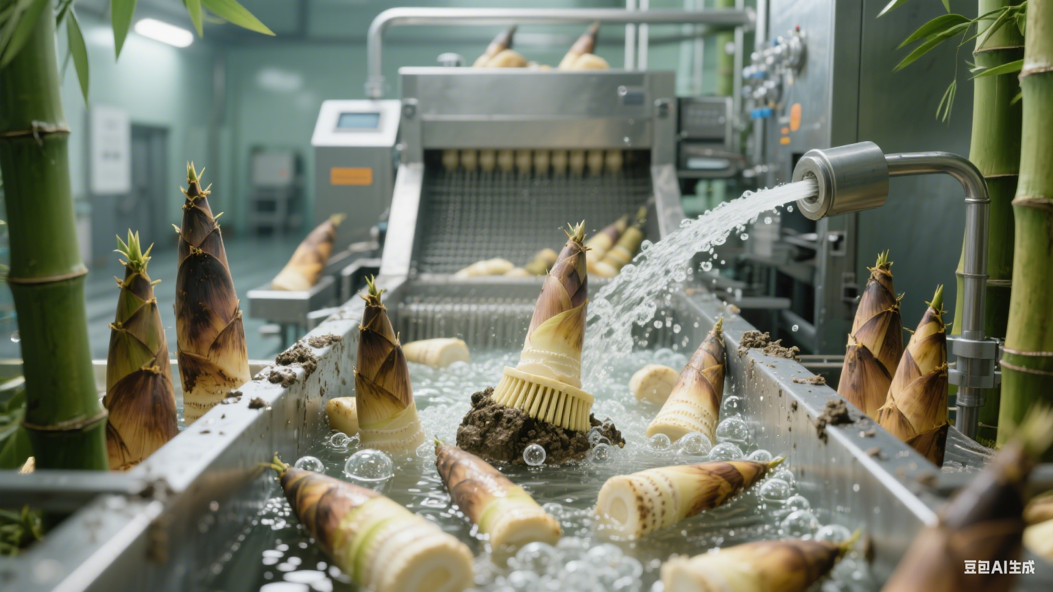 笋净鲜存・洗彻无遗：解密竹笋加工清洗设备的洁净实力(3)
