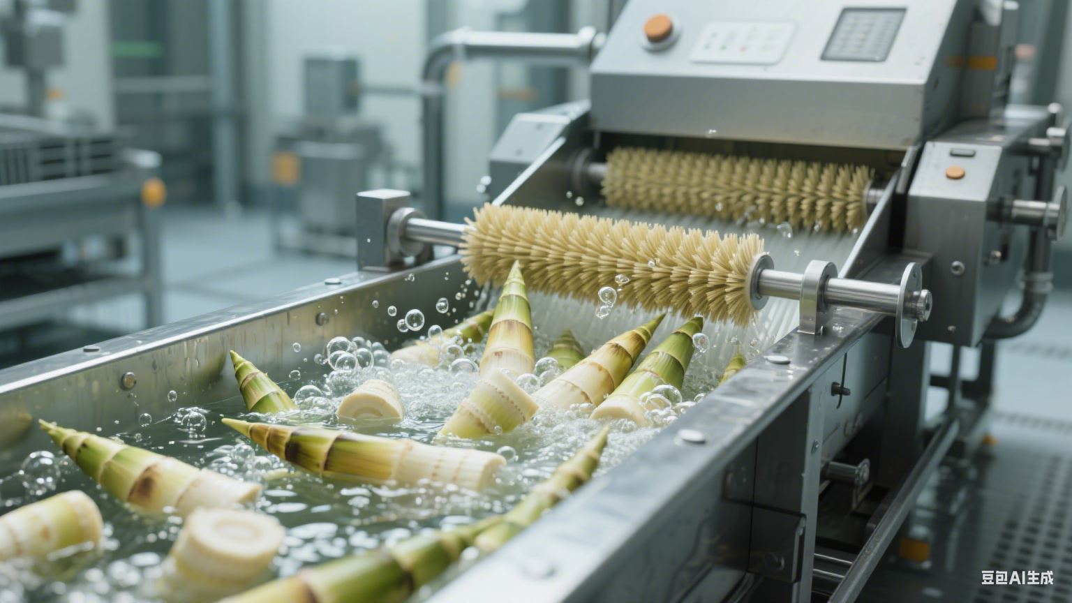 笋净鲜存・洗彻无遗：解密竹笋加工清洗设备的洁净实力(5)