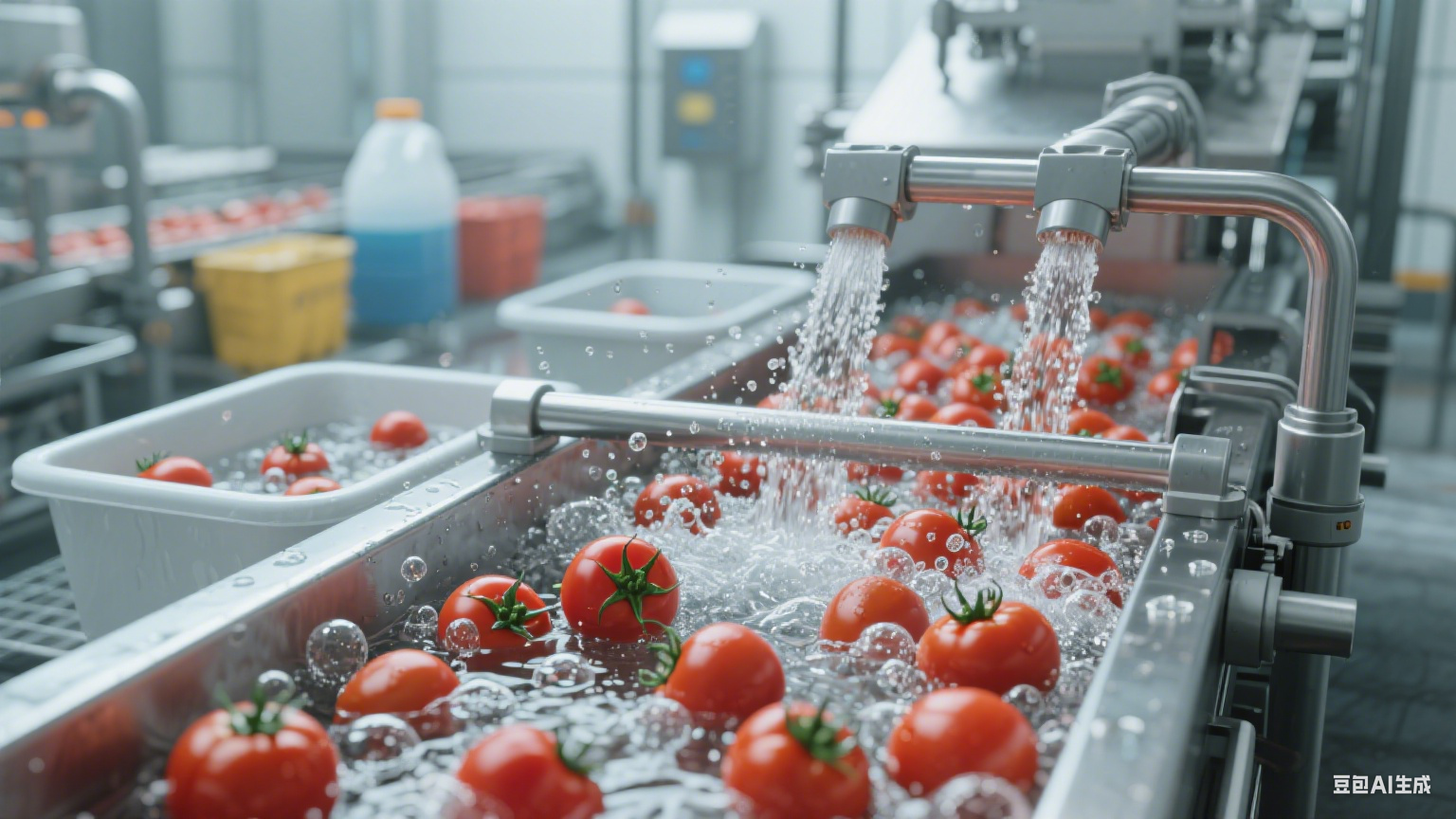 西红柿气泡杀菌锅清洗设备：解构果蔬洁净防护的气泡动力核心机制(5)