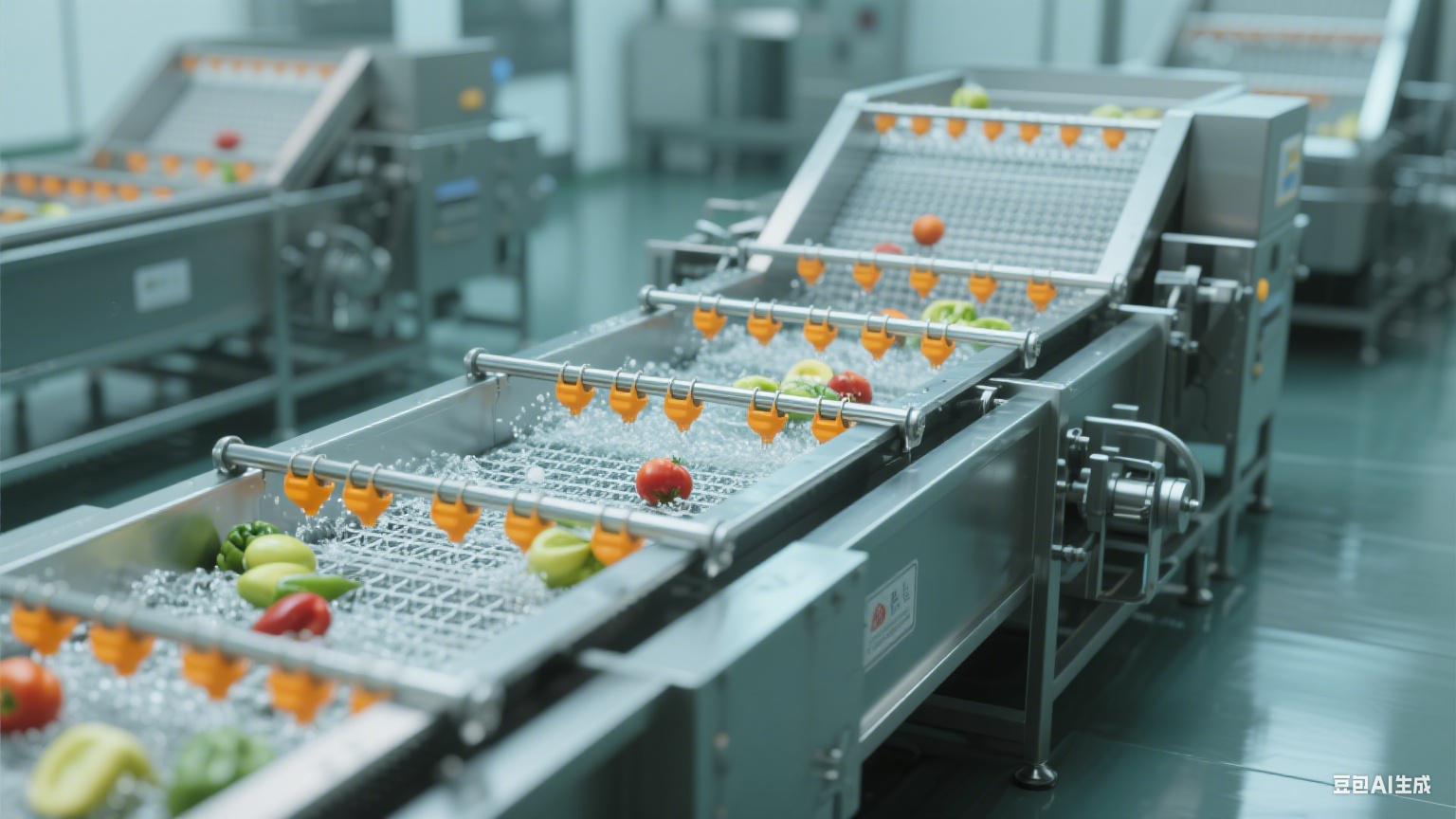 果蔬洁净的材质密码：气泡清洗机内部零件的选材智慧与安全守护(4)