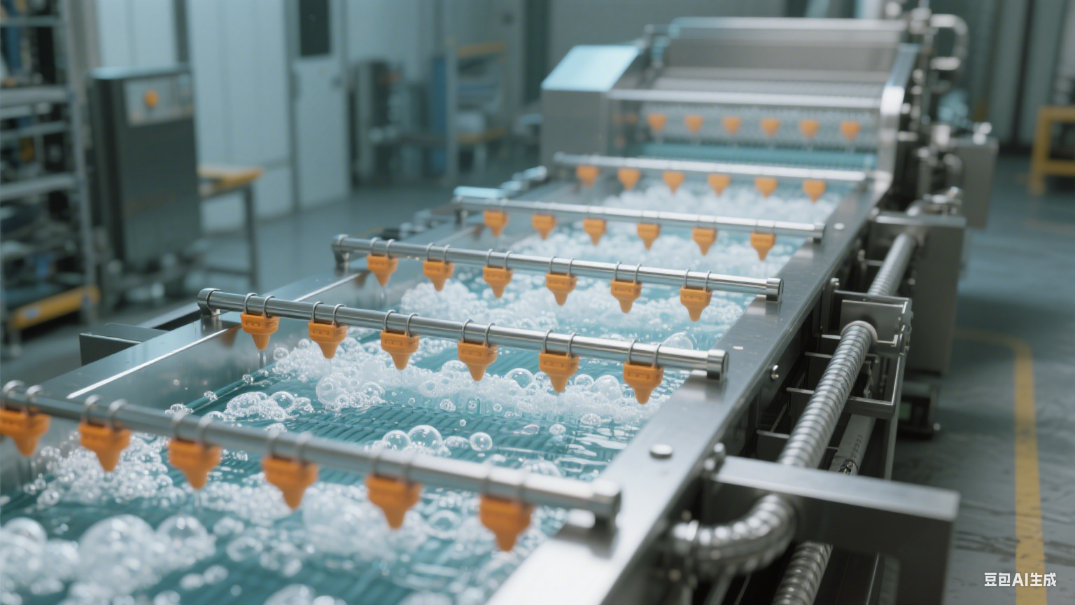 果蔬洁净的材质密码：气泡清洗机内部零件的选材智慧与安全守护(5)