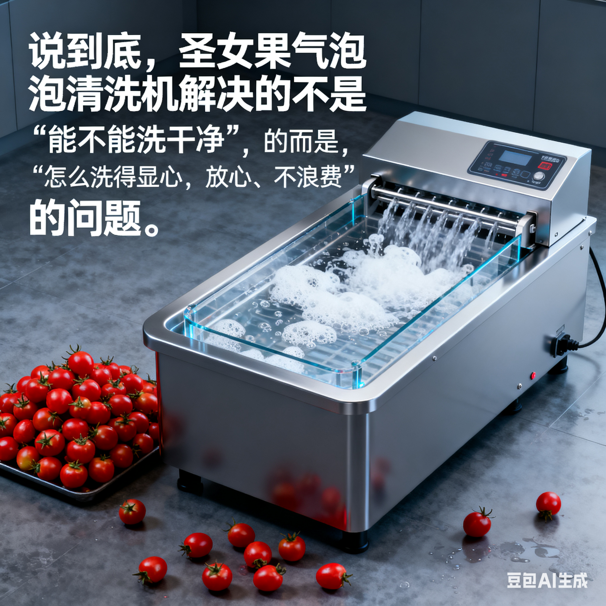 圣女果气泡清洗机，能帮客户解决哪些麻烦？(5)