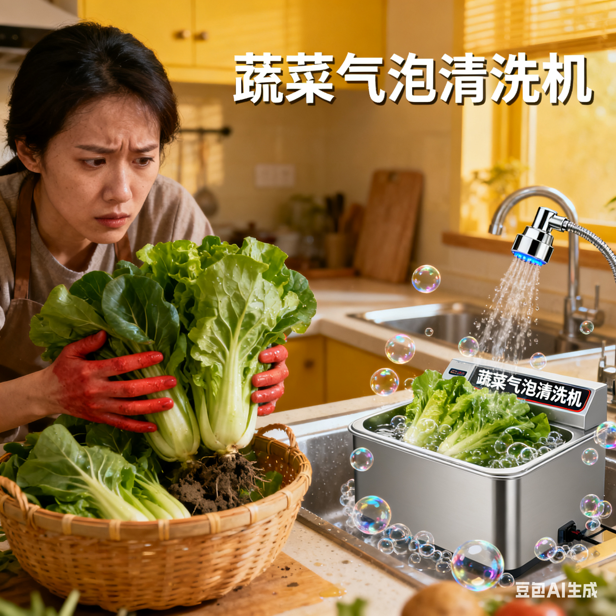 蔬菜气泡清洗机有几个喷头？这些细节要知道(1)