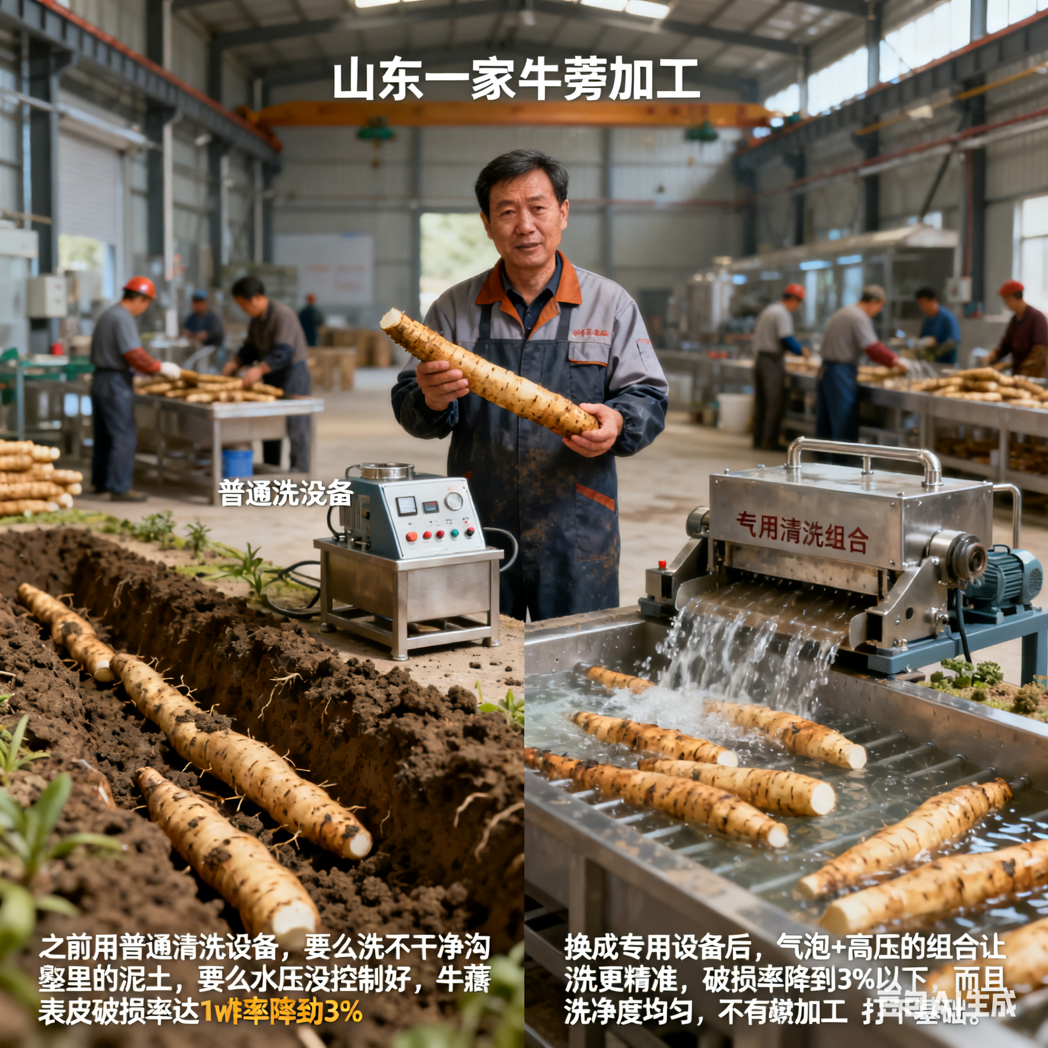 牛蒡清洗设备，靠谱保障在哪？(2)