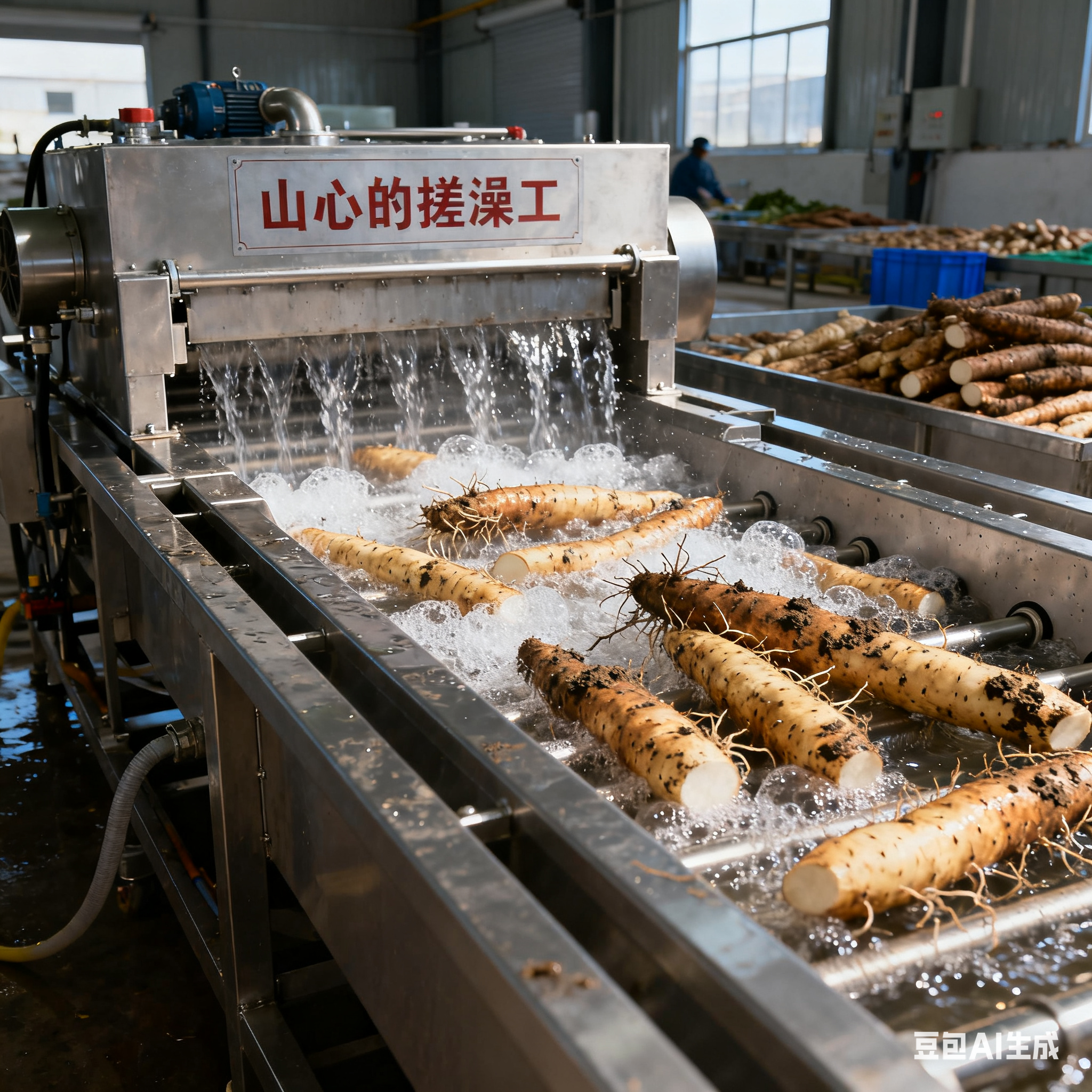 山药气泡清洗机，较好大尺寸是多少？(1)