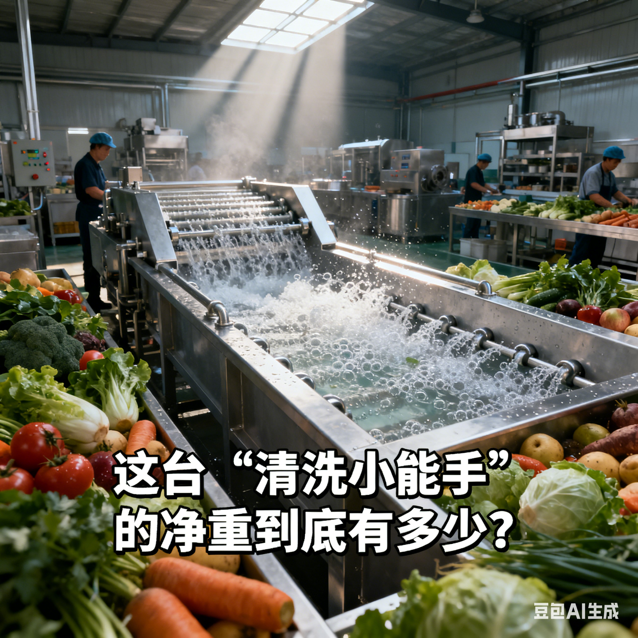 气泡清洗机净重有多少？不同类型差异大吗(1)